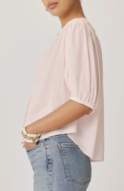 Splendid Madelyn Woven Shirt In Pink