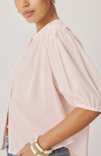 Splendid Madelyn Woven Shirt In Pink
