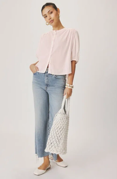 Splendid Madelyn Woven Shirt In Pink
