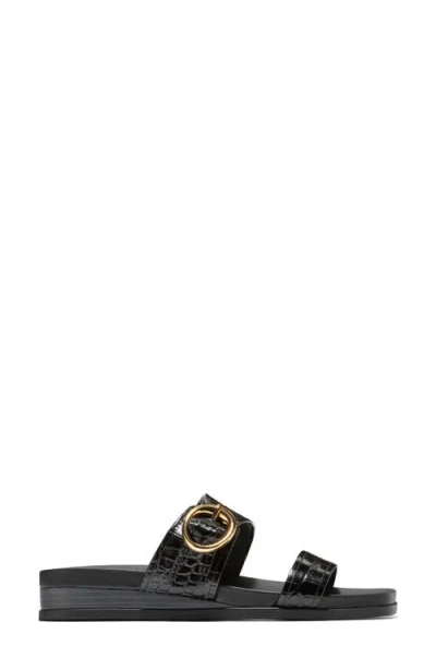 Cole Haan Oaklynn Wedge Sandal In Black