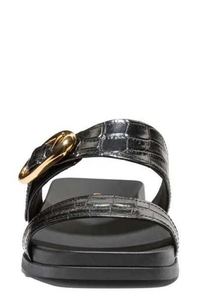 Cole Haan Oaklynn Wedge Sandal In Black