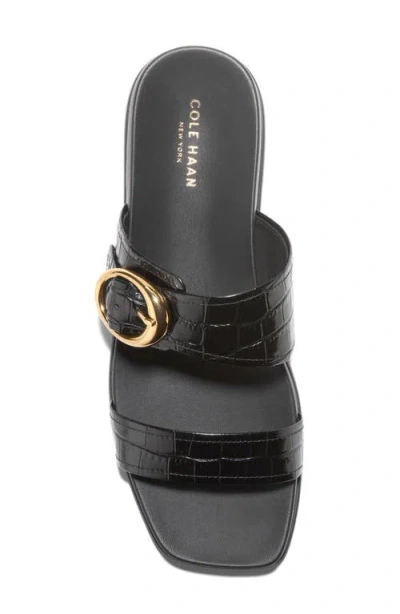 Cole Haan Oaklynn Wedge Sandal In Black