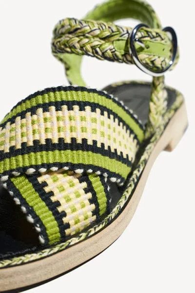 Amambaih Aurora Flat Sandals In Multi