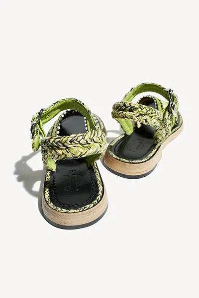 Amambaih Aurora Flat Sandals In Multi