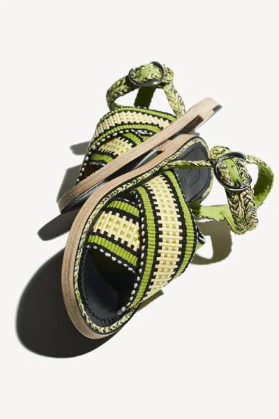 Amambaih Aurora Flat Sandals In Multi