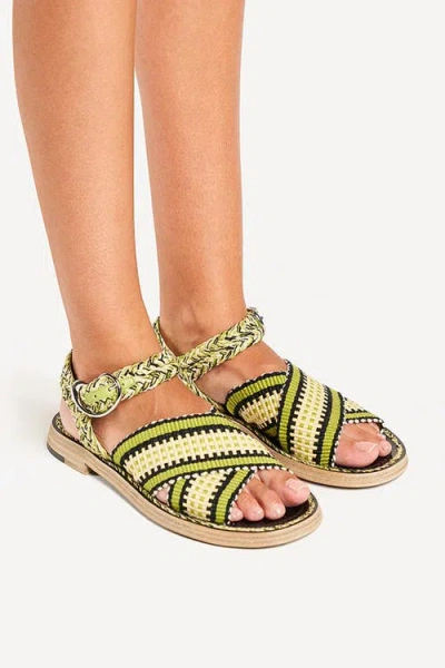 Amambaih Aurora Flat Sandals In Multi