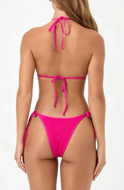 L*space Lspace Triangle Bikini Top In Pink