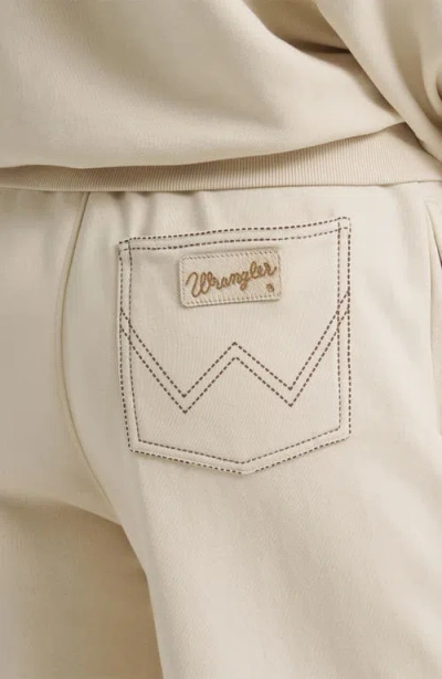 Wrangler X Lainey Wilson Western Print Wide Leg Sweatpants In Brown