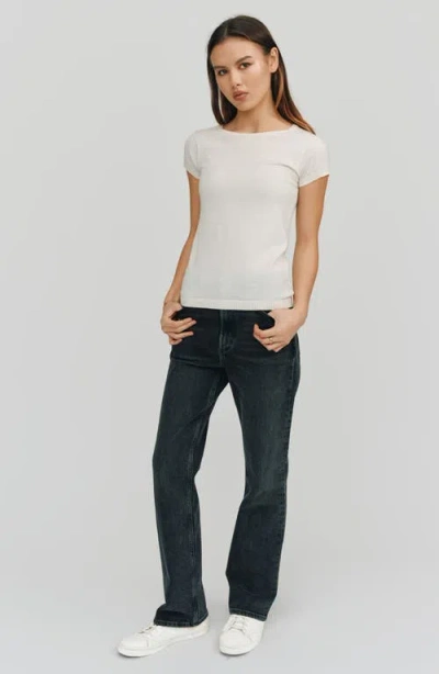 Kathryn Mccarron Ella Mesh Tee In White