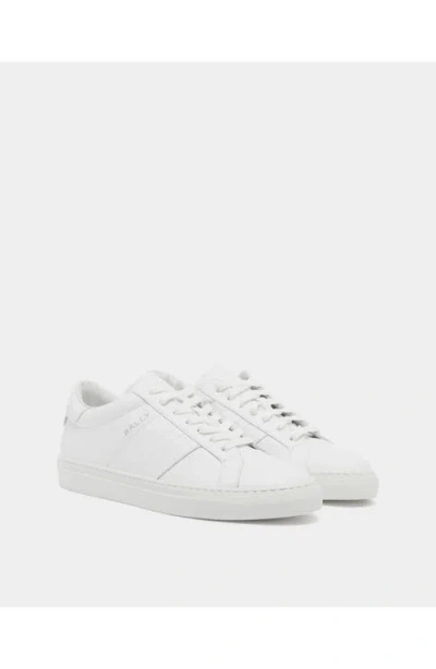 Bally Hedey Leather Sneaker In White