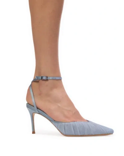 Black Suede Studio Melody 80 Pump In Multi