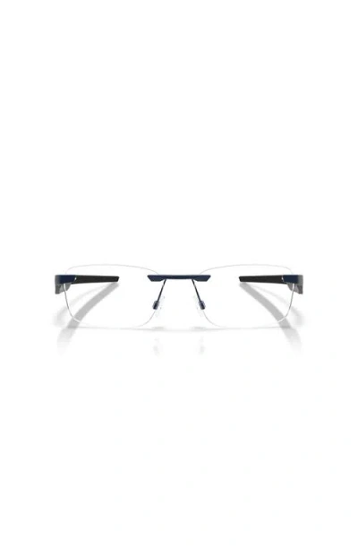 Oakley 55mm Rectangle Optical Glasses In Black