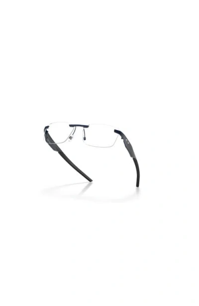 Oakley 55mm Rectangle Optical Glasses In Black