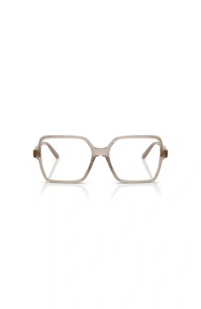 Vogue Eyewear 49mm Square Optical Glasses In Green