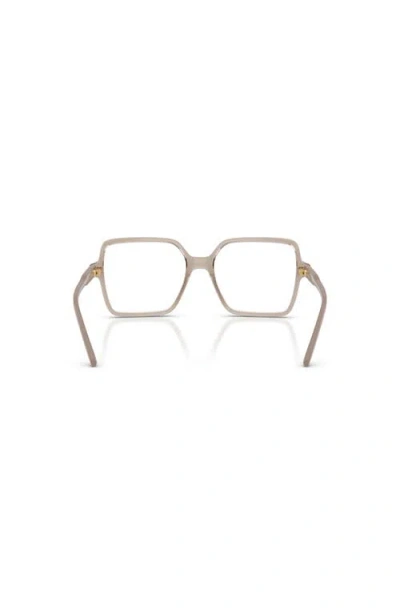 Vogue Eyewear 49mm Square Optical Glasses In Green