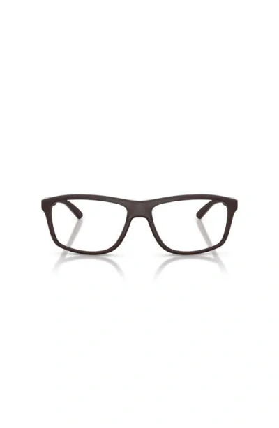 Arnette 57mm Rectangle Optical Glasses In Blue