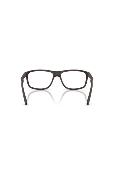 Arnette 57mm Rectangle Optical Glasses In Blue