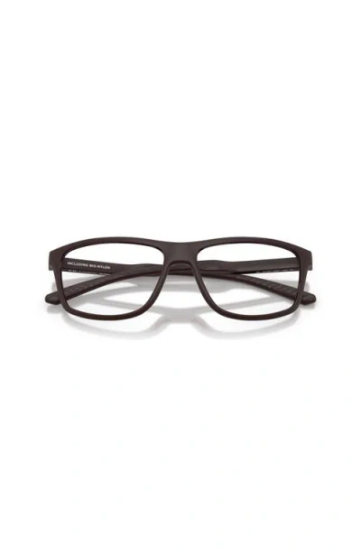 Arnette 57mm Rectangle Optical Glasses In Blue