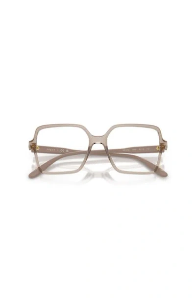 Vogue Eyewear 49mm Square Optical Glasses In Pattern