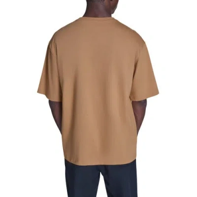 Converse Box Patch Tee In Brown