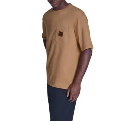 Converse Box Patch Tee In Brown