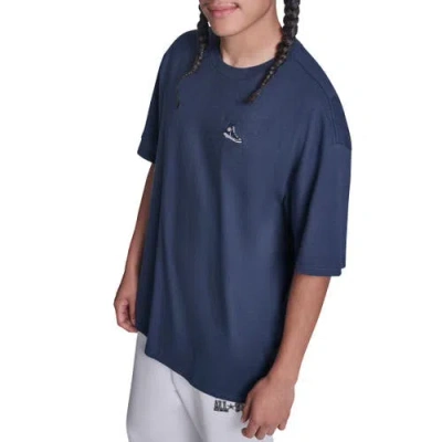 Converse Sneaker Patch Tee In Blue