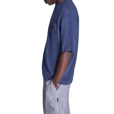 Converse Box Patch Tee In Blue