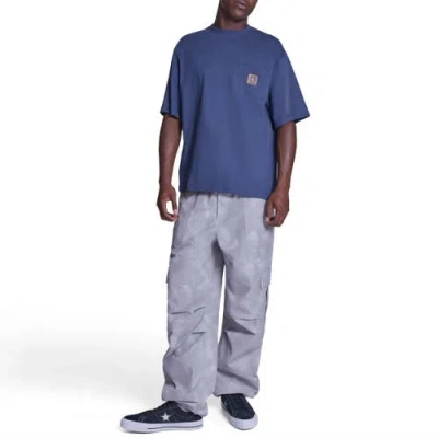 Converse Box Patch Tee In Blue