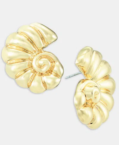 On 34th Shell Button Earrings, Macy's Exclusive In Neutral