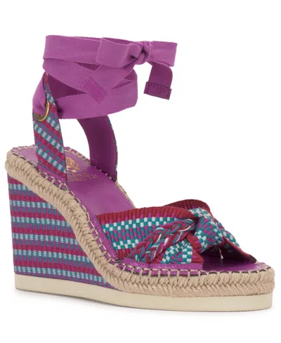 Vince Camuto Bealie Espadrille Wedge Sandal In Purple