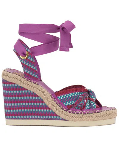 Vince Camuto Bealie Espadrille Wedge Sandal In Purple
