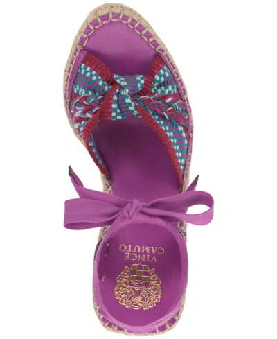 Vince Camuto Bealie Espadrille Wedge Sandal In Purple