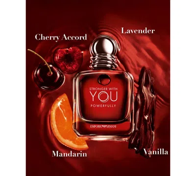 Armani Collezioni Stronger With You Powerfully Eau De Parfum 1.7 Oz. In Transparent
