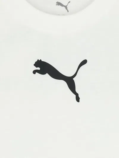 Puma Logo T-shirt In White