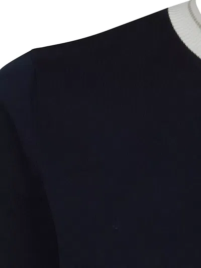 Eleventy Ribbed T-shirt In Black