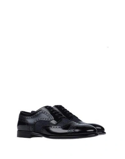 Shop Dolce & Gabbana Laced Shoes In Black