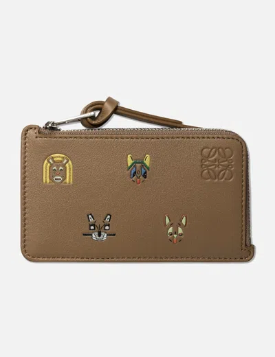 Loewe X Louis Wain Leather Cats Coin Card Holder