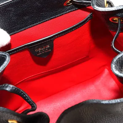 Pre-owned Celine Black Leather Backpack ()