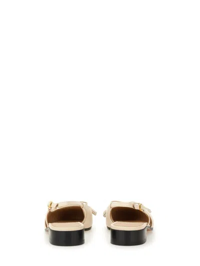 Valentino Slingback Ballet Flats With Adjustable Strap In Multi