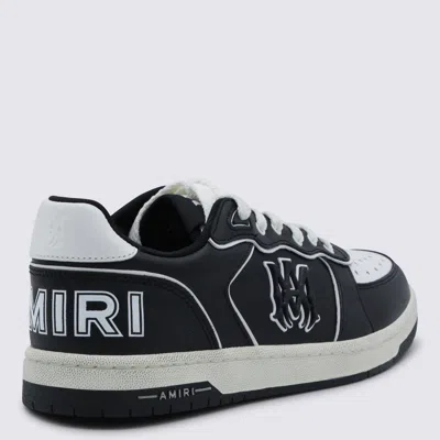 Amiri Vintage Leather Sneakers With Logo Details For Men In Black