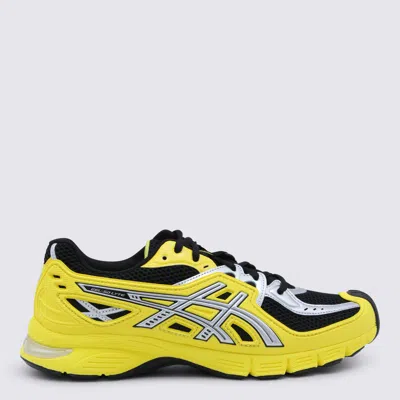 Asics Vibrant Yellow And Black Leather Gel Sd Lite Sneakers In Multi