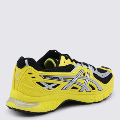Asics Vibrant Yellow And Black Leather Gel Sd Lite Sneakers In Multi