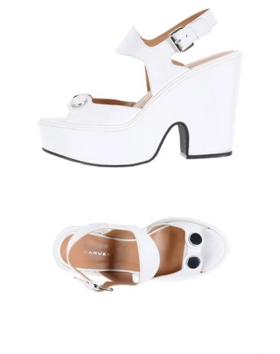 Carven Sandals In White