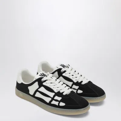 Amiri Pacific Bones Black Low Top Sneakers With Logo Patch On The Tongue And Logo Lettering On The Heel In In Black