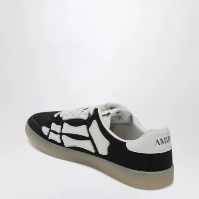 Amiri Pacific Bones Black Low Top Sneakers With Logo Patch On The Tongue And Logo Lettering On The Heel In In Black