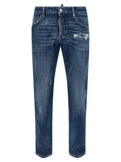 Dsquared2 Skater Jeans In Blue