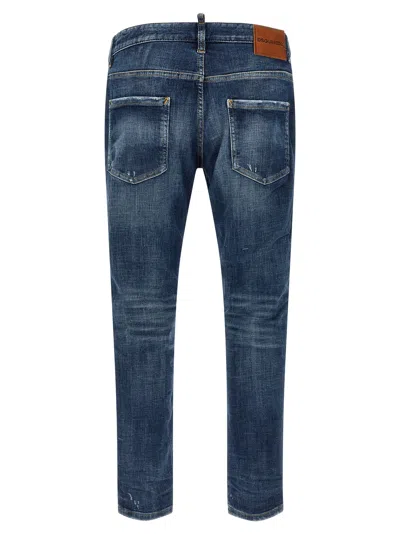 Dsquared2 Skater Jeans In Blue