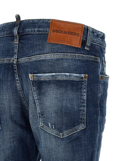 Dsquared2 Skater Jeans In Blue