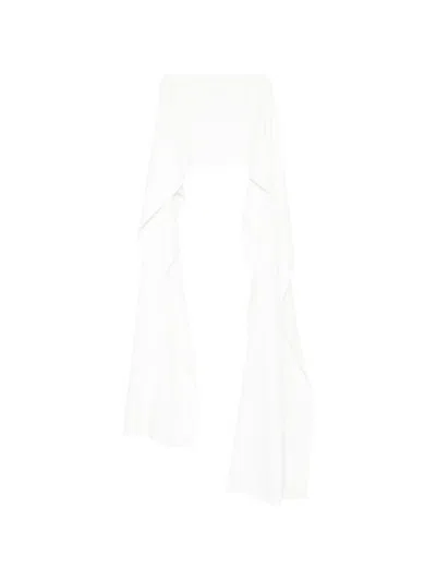 Zuhair Murad Multi-way Shoulder Cape In White