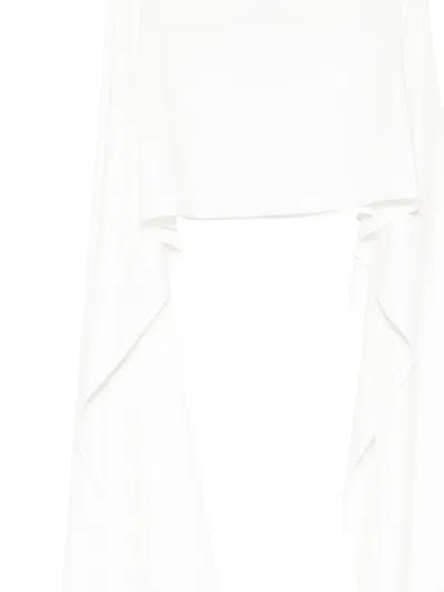 Zuhair Murad Multi-way Shoulder Cape In White